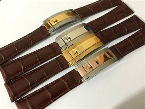 rolex vintage leather strap|genuine rolex leather watch straps.